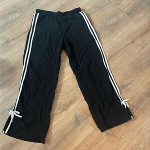 art class Black Joggers with White Stripes